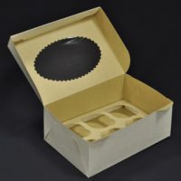 6 cup cakes box
