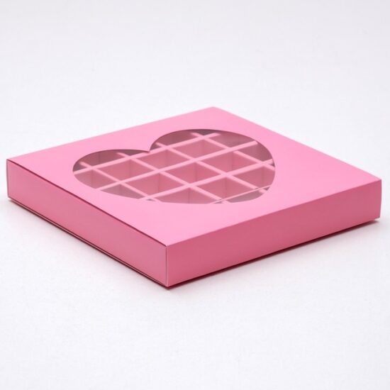candybox heart pink