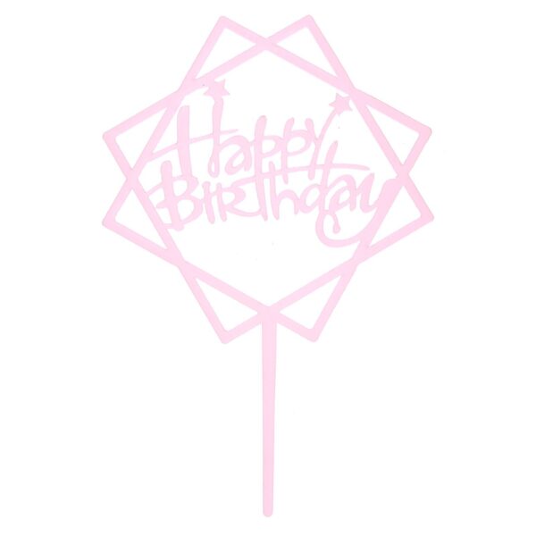 Laimīgu dzimšanas dienu rozā