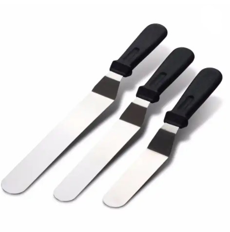 metal spatula black