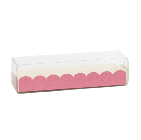 macaron kastīte 19cm rozā