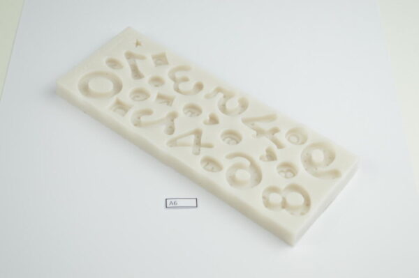 Silicone mold Numbers A6 – pilt 2