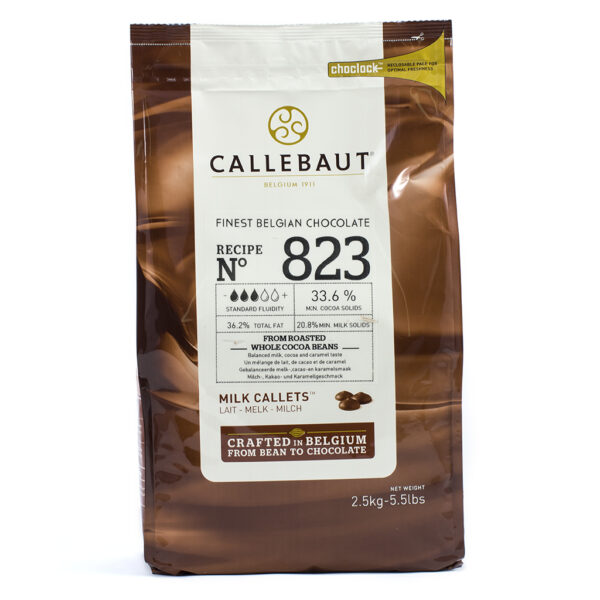 Молочный шоколад Callebaut 823 (33.6%) 2500 г