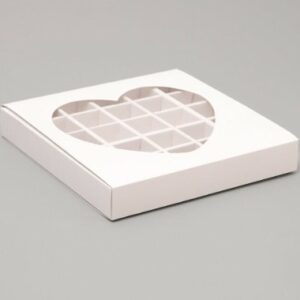 Candy Box heart 22 22 3 white